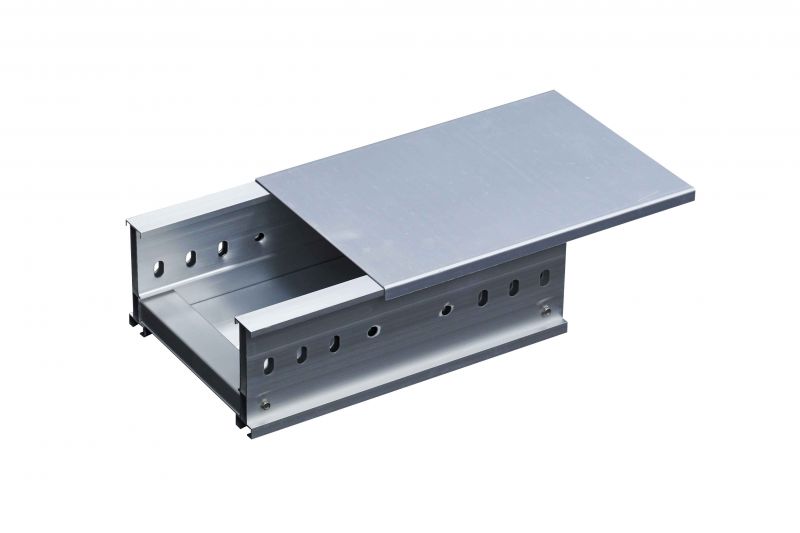 铝合金双帮托盘式桥架